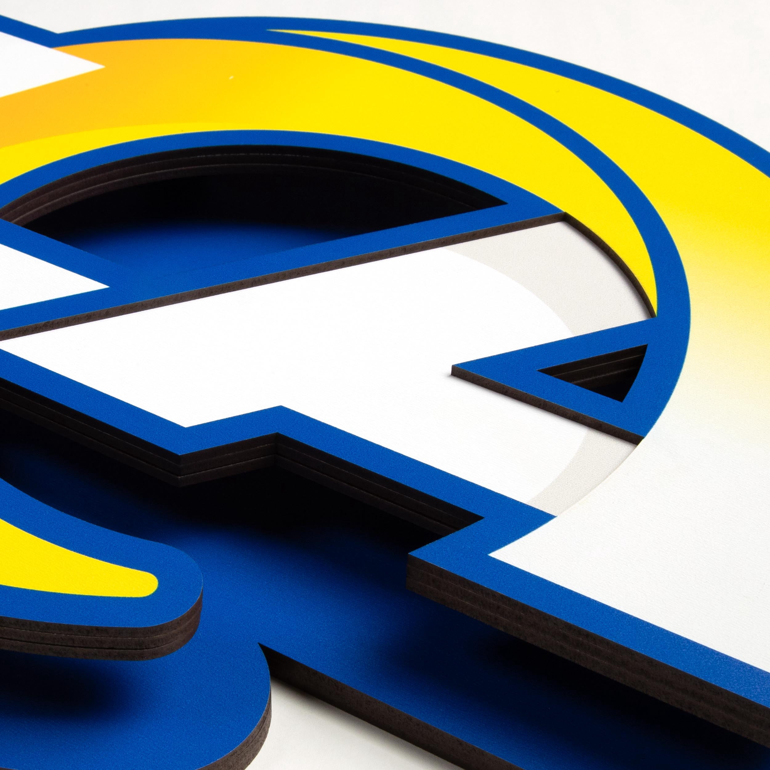 YouTheFan NFL Los Angeles Rams 3DX Die Cut Wall Art