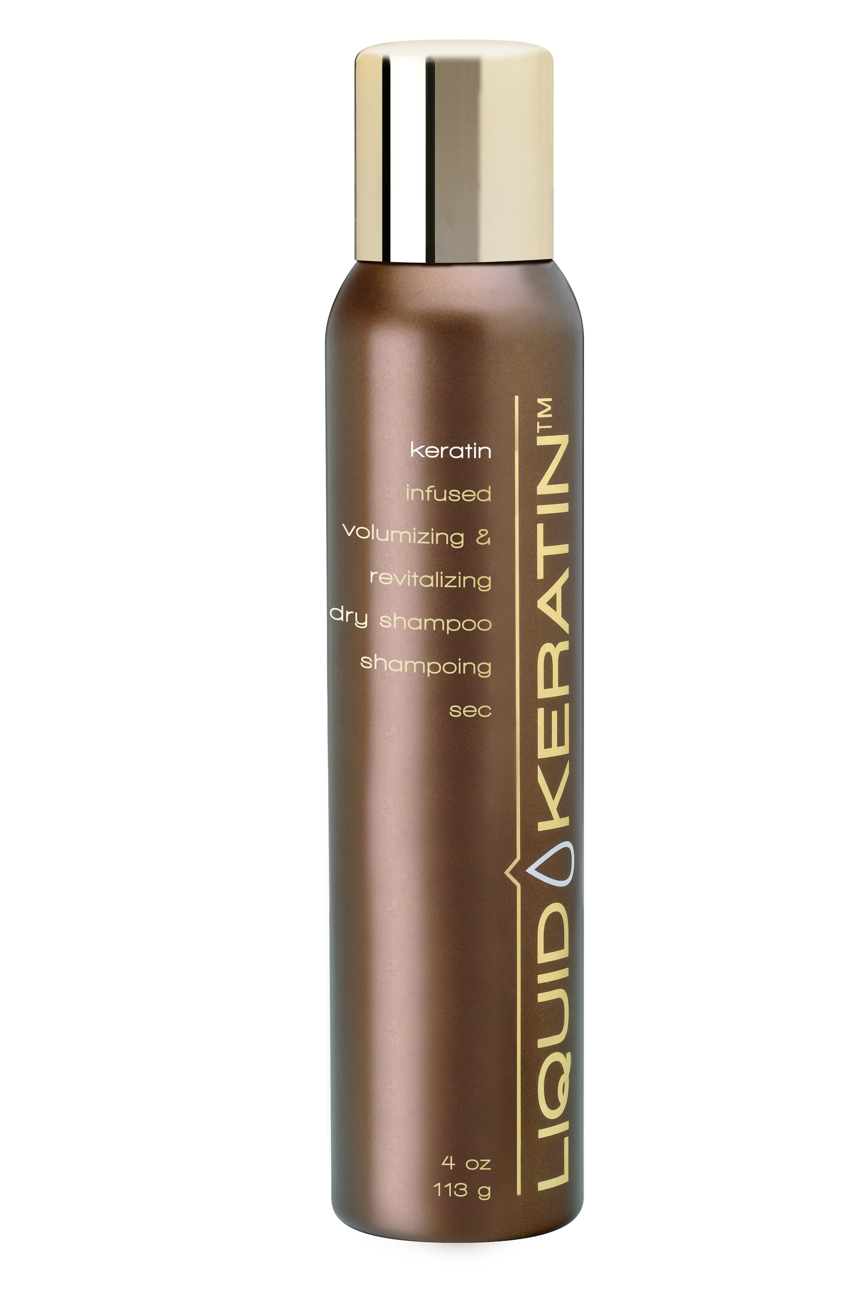 Liquid Keratin Infused Volumizing and Revitalizing Dry Shampoo, 4 Oz