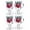 Pomegranate, variant on STP GOODS Lemon Glass Footed Irish Coffee Mug Set of 4 pcs 6.8 fl oz (200 ml) Irish Coffee Glasses Latte Mugs with Stem for Tea Hot Chocolate, Yellow and Clear
