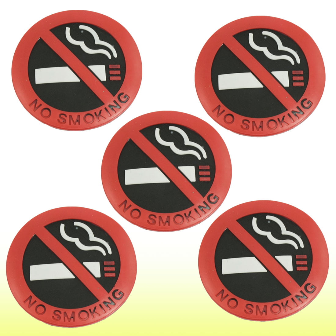 6 X NO SMOKING IN THIS VEHICLE STICKERS BEST QUALITY SIGN STICKER 