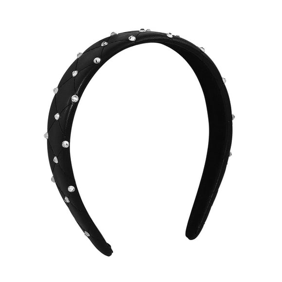 Moda pelo aro pieza de pelo Hairhoop fiesta Headwrap dot Wash Face Hairband girl negro jinwen aro de pelo