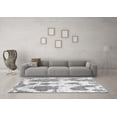 thumbnail image 3 of Ahgly Company Indoor Square Abstract Gray Modern Area Rugs, 5' Square, 3 of 4
