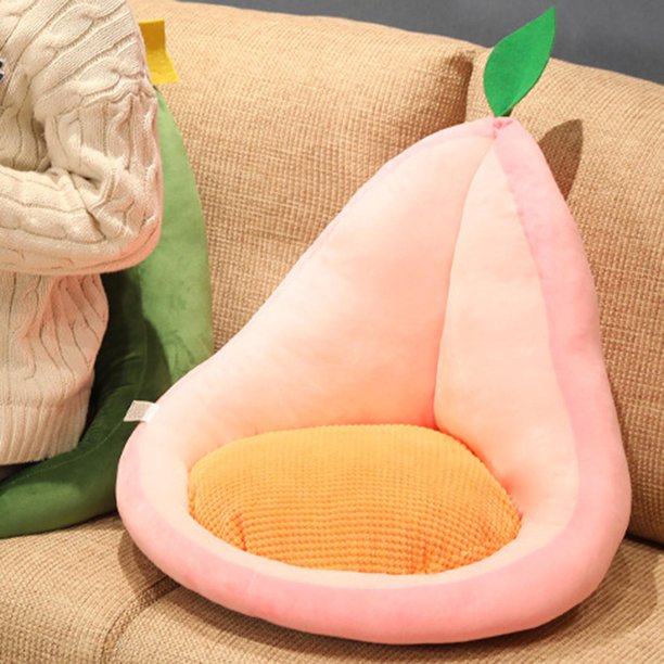 Cojín de asiento de dibujos animados, alfombrilla sedentaria para el trasero, sofá perezoso decorativo, cómodo sofá suave, almohada de felpa para , estilo E Yinane cojín del asiento