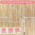 thumbnail image 3 of Pet Gate, Dog Playpen 6Panels 149" Pet Gate Extra Wide 30" Tall House Doorways Fireplace, White, 3 of 7