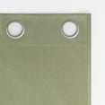 thumbnail image 5 of Archaeo Linen Blend Blackout Grommet Top Curtain, 52"x95", Sage Green, 5 of 9