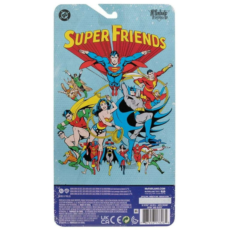 Dc Retro 6In Action Figure - Super Friends - Jayna and Gleek
