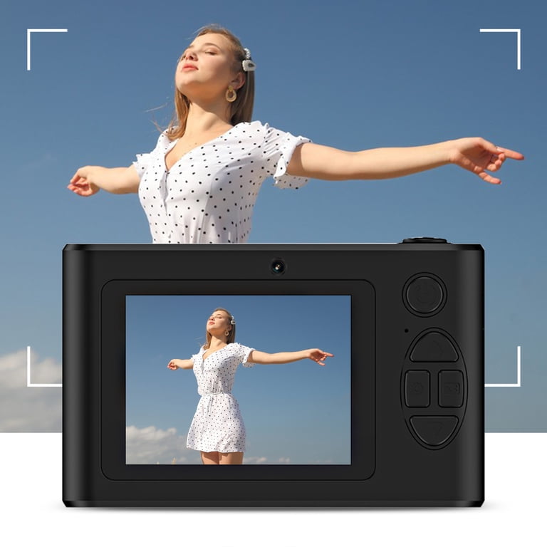 Wanfds Kids Digital Camera, FHD 1080P Rechargeable Camera,16X Zoom