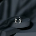 thumbnail image 4 of Rosec Jewels Moissanite Diamond Crawler Earrings for Women, Ear Crawler Earrings Stud (D-VS1 Grade), 14K White Gold, 4 of 7