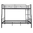 thumbnail image 4 of Harper & Bright Designs Full XL Over Queen Metal Bunk Bed, Black, 4 of 9