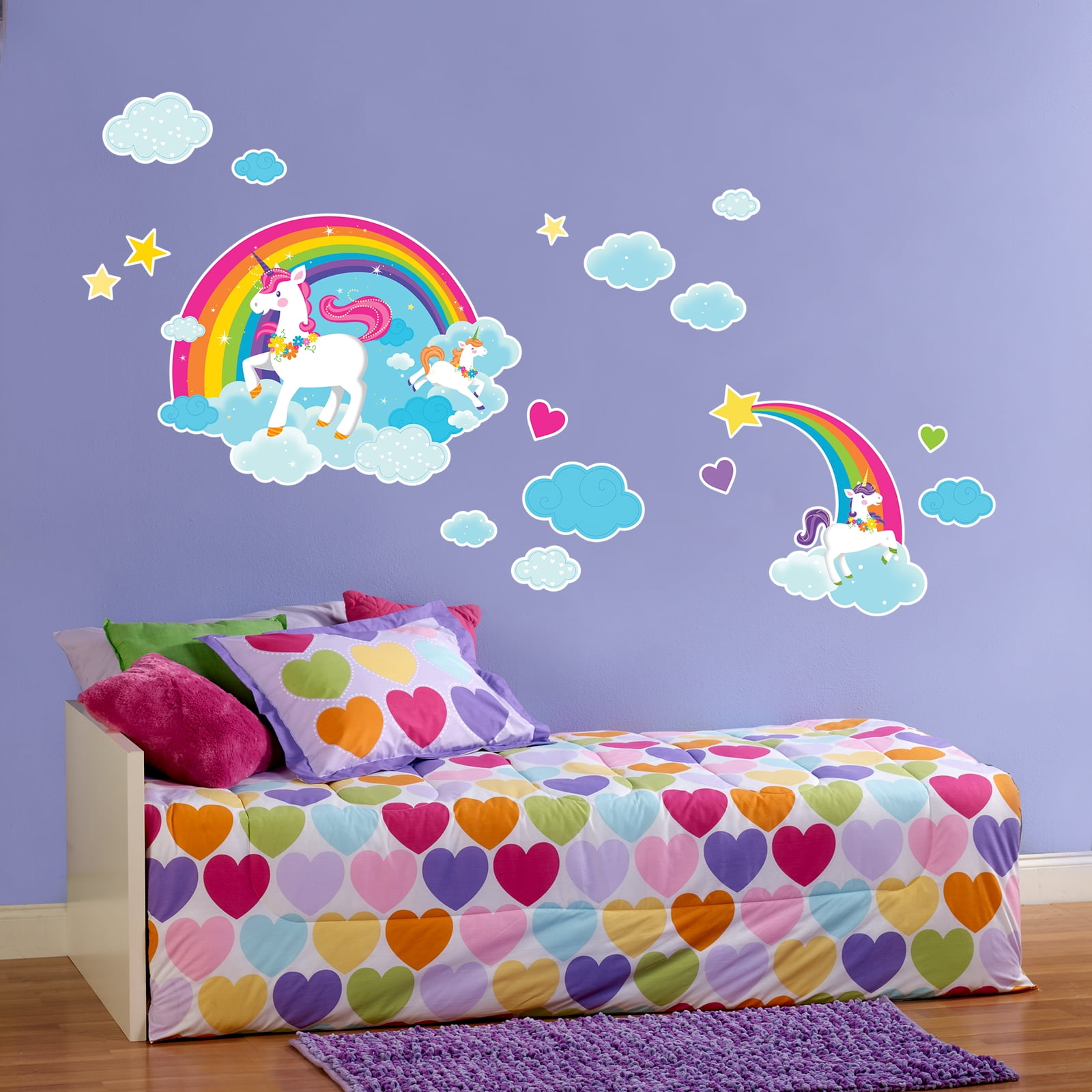 Fairytale Unicorn Party Giant Wall Decal