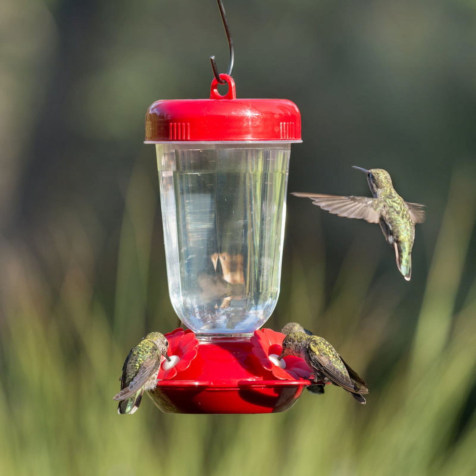 Perky-Pet “Perky’s Finest” 16 oz Plastic Top Fill Hummingbird Feeder