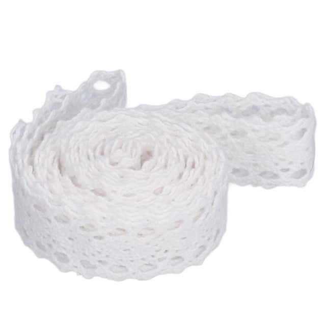 Lacefor Sewing,Lace Ribbon Cotton Thread Stretch Laces Craft Lace Multi-Functional