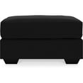 thumbnail image 6 of Bowery Hill Modern Fabric Upholstered Square Ottoman in Onyx, 6 of 7
