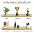 thumbnail image 3 of Sorbus Extra Long Floating Rectangle Shelves – 35" L x 9" D x 1.5" H Faux Wood Wall Shelves, 3 of 4