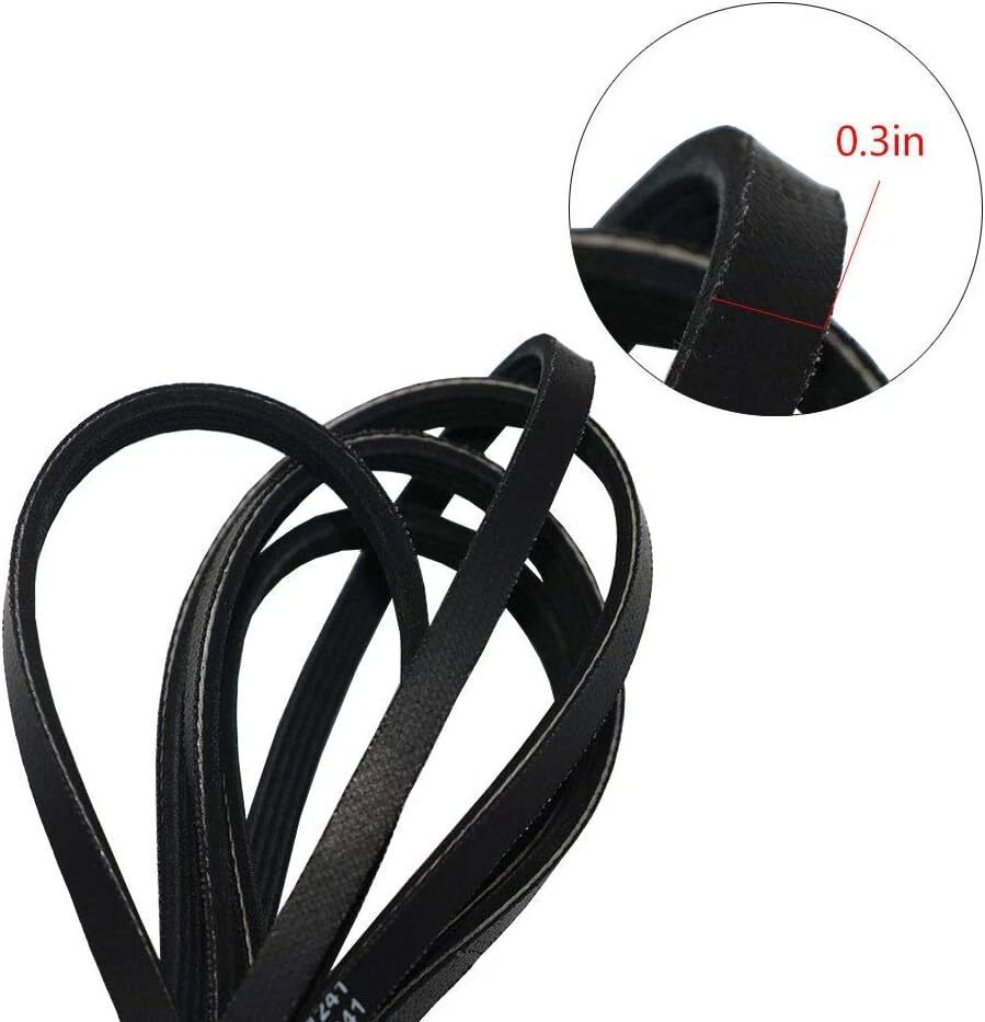CIRCLE- 341241 Dryer Belt & 8066184 Motor Pulley Replaces For Ps11744884, W10290525