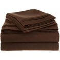 thumbnail image 1 of Egyptian Cotton 1500 Thread Count Solid Sheet Set  California King-Mocha, 1 of 1