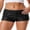 Black, variant on Women's Sequin Micro Shorts Glitter Sparkly Low Rise Elastic Band Hot Pants for Party Clubwear