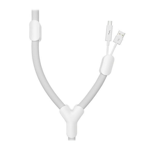 Bluelounge BLUSB-WH Soba Cable Tubing, 118 In., White