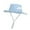 Sky Blue, variant on Kids Wide Brim Sun Hat for Toddler Boys Girls Breathable Bucket Hat for Fishing Hiking UPF 50+ Protection Sun Hat Purple 4-10year