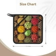 thumbnail image 3 of Sikiie Spices And Herbs Pot Holders Kitchen Insulation Mats Heat Resistant Pot-Holder Oven Anti-Scald Pads for Cooking Baking, 7.1*7.1inch, 3 of 8