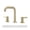 Brushed Gold, variant on PARLOS Widespread 2-handle Bathroom Faucet with Water Supply Lines,Polished Chrome