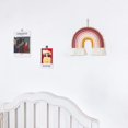 thumbnail image 4 of Colgante de pared del arco iris, decoración del arco iris, colgante de la pared del arco iris de Macrame, decoración de la guardería del bebé del arco iris, decoración de la pared de la guardería, 4 of 5