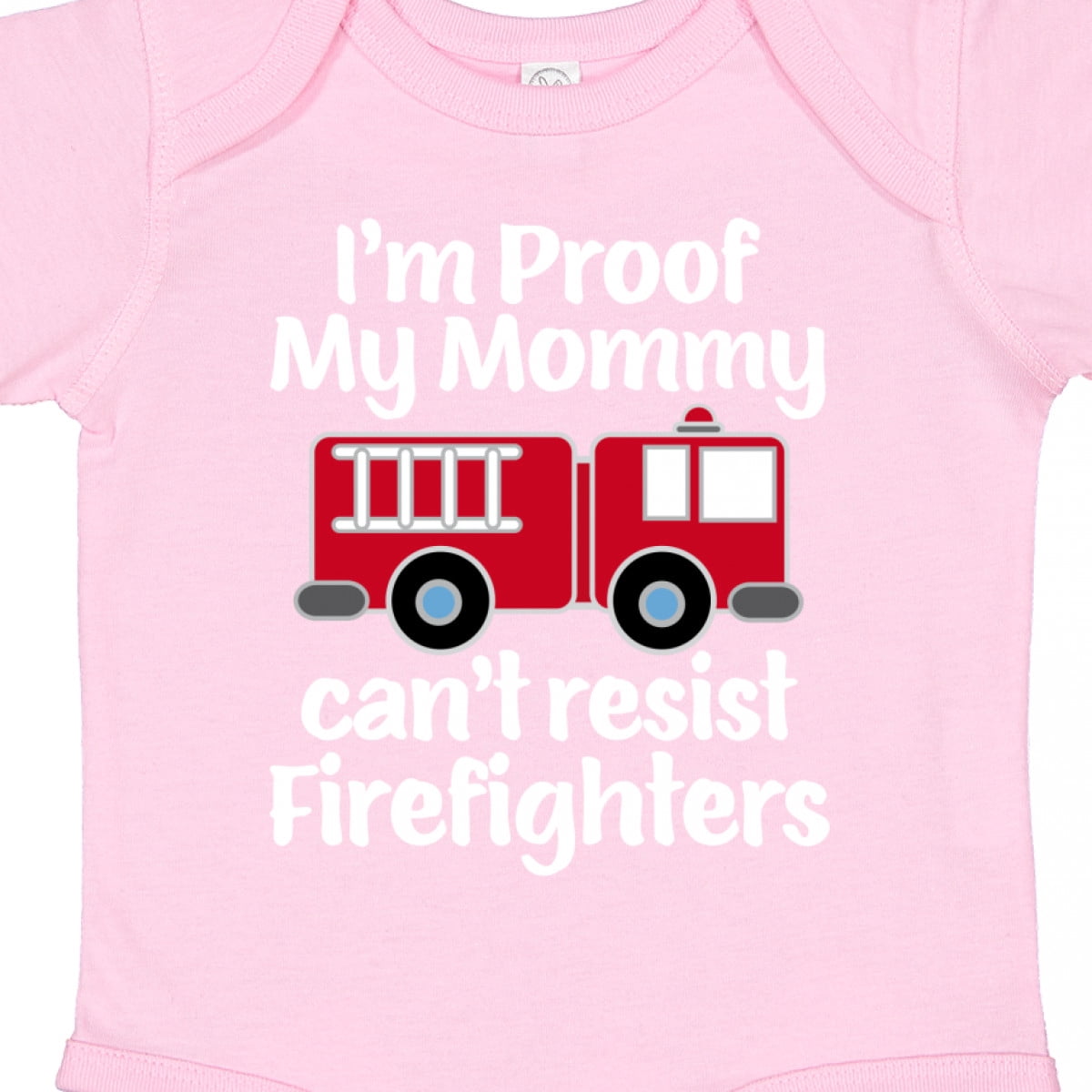 Inktastic Firefighter Daddy Baby Fireman Boys or Girls Baby Bodysuit