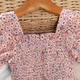 thumbnail image 4 of Godderr Toddler Girl Dress Summer Pleated Suspender Sleeveless Dress Children Casual Dress 1 Piece Set for 4T-7T, 4 of 5