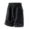 thumbnail image 5 of Eryao Elastic Waist Drawstring Shorts for Men Loose Casual Streetwear Jogger Shorts with Pockets,Black,XL, 5 of 5