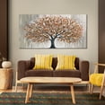 thumbnail image 3 of Oversized Tree and Life Paintings, Large Canvas Wall Art for Living Room Bedroom Decor, Abstract Landscape Artwork Nature Pictures Prints for Office Home 40x20", 3 of 4