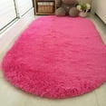 thumbnail image 3 of LELINTA 2.6' x 5.4'/ 2.6' x 3.9' Ultra Soft 4.5cm Velvet Bedroom Rugs Carpet Modern Shaggy Area Rugs Home Decoration Black/ Blue/ Creamy/ Grey/ Gray-purple/ Hot-pink/ Pink/ Purple, 3 of 6