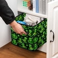 thumbnail image 5 of Saint Patrick's Day Foldable Toy Box Organizer Bins Storage Cubes with Handle, 10.8"x10.5"x10.6", Large Capacity, 5 of 6