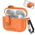 thumbnail image 1 of For AirPods Pro 3 Protective Case With Secure Lock Leather Bracket Cover,,, 1 of 8