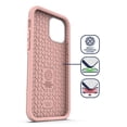 thumbnail image 3 of Encased Protective Apple iPhone 12 Case (2020 Rebel Armor) Heavy Duty Full Body Rugged Cover - White/Pink, 3 of 6