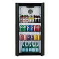 thumbnail image 2 of Premium Levella PRF37DX Glass Door Display Refrigerator 3.1 cu ft Commercial Beverage Cooler Merchandiser - Black, 2 of 5