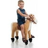 Happy Trails Plush Walking Horse with Wheels and Footrests