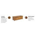 thumbnail image 4 of Homestyles 5663-25 Boîte de Rangement Maho, Marron - 17.75 x 51 x 19.5 Po., 4 of 18