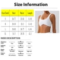 thumbnail image 3 of Women's Nude Feel Yoga Bra Tight Sports Training Top, European American Style Quick Drying Fitness Lingerie, Seamless High Elasticity Running Bralette, Breathable Gym Vest, Supportive Yoga Wear, 3 of 7
