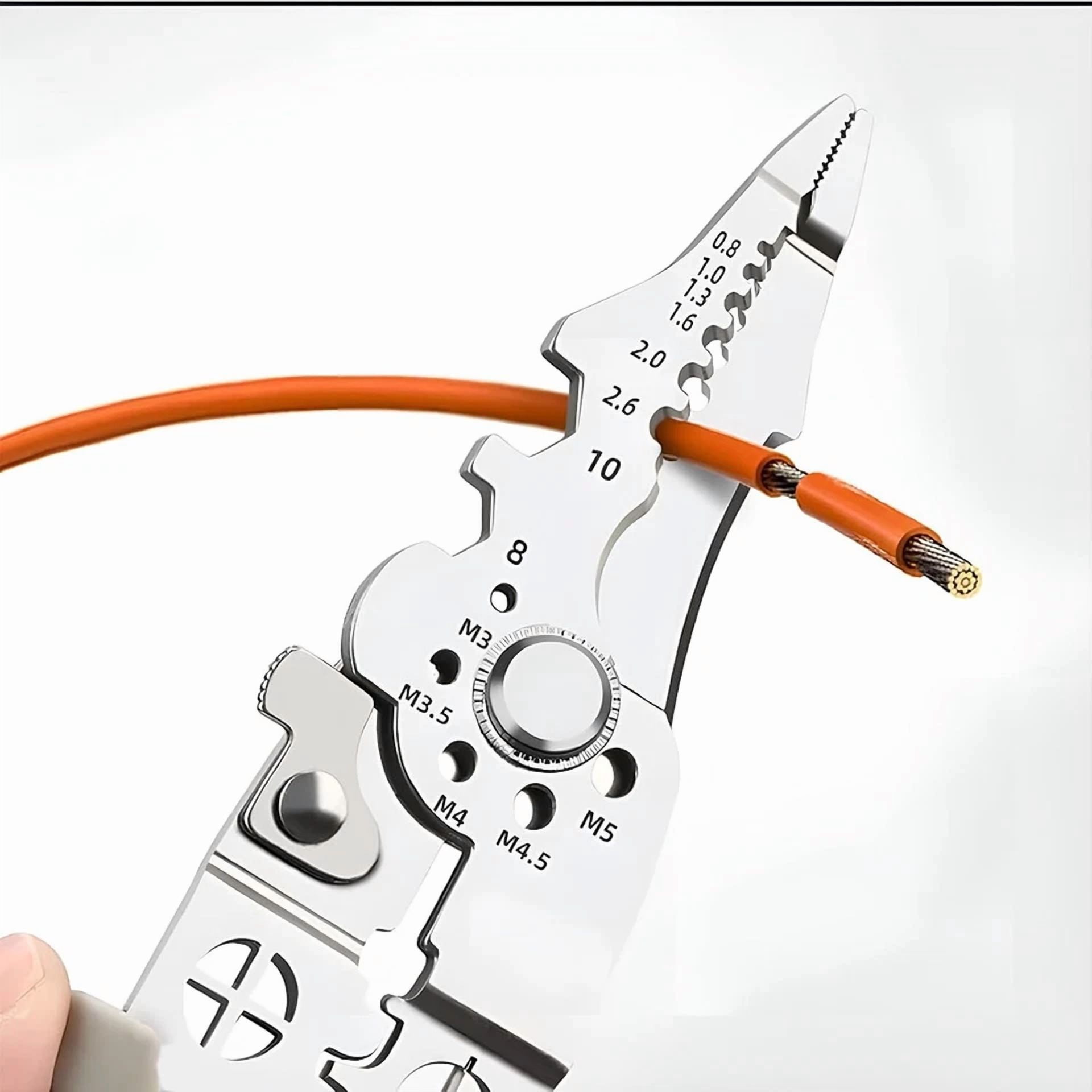 PRIME - 2 Pack Upgrade Wire Crimper Tool Multifunction Wire Stripper Cable Cutter Pliers