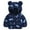 Navy A1, variant on Ahuyic Toddler Kids Long Sleeved Coat, Fall And Winter Warm Coat For Kids, Fashionable Winter Children's Thick Printed Clothes With Zippers Winter Clothes