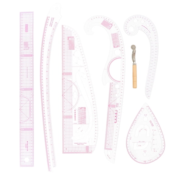 FOMIYES clothes making tool for Personal Users Assorted Color Measuring Craft Projects 1 Set