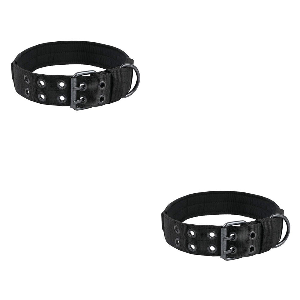 US Tactical heavy duty Nylon large Dog Collar collar K9 Military Metal Buckle