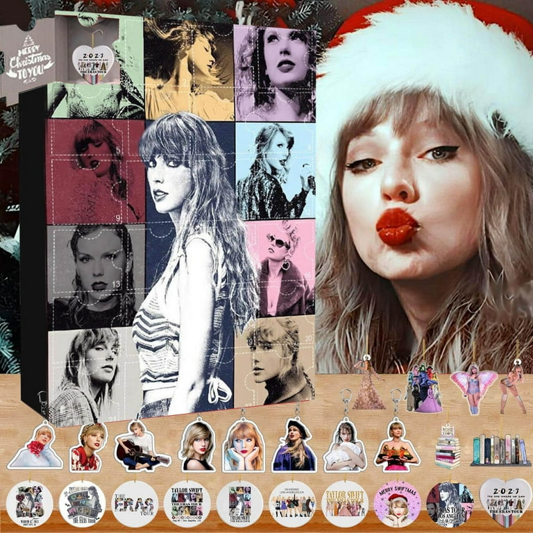 Taylor-Swifts Merch: 24 Pieces Taylor-Swifts Advent Calendar 2023 Christmas  Advent Countdown Decoration Gift Christmas Decoration and Keychain Surprise  Christmas Favor Countdown - Taylor-Swifts Gifts - Walmart.com