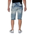 thumbnail image 5 of Smoke Rise Men's Fashion Denim Shorts with Rip and Repair W38 Placid Blue, 5 of 5