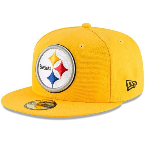 Men's New Era Gold Pittsburgh Steelers 