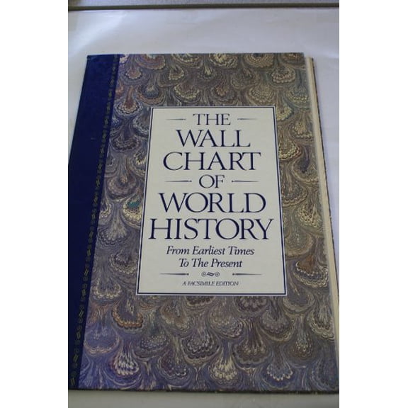 Pre-Owned The Wall Chart of World History: From Earliest Times to the Present, 9781851701490, 1851701494, Paperback, Facimile Edition edition