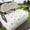 Blue Yellow White, variant on Golf Cart Seat Covers for 2 Seater, Spring Floral Soft Microfiber Cart Seat Towel Blanket, Country Spring Floral Botanical Absorbent Breathable Non Slip Bench Seats Protector for Golf Course 51"x31"