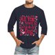 thumbnail image 5 of Camisas de Manga Larga para los Hombres Día de San Valentín Impresión Cuello Redondo Moda Casual, Mezcla de Poliéster de Lino de Algodón para Primavera Verano, 5 of 8