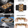 thumbnail image 3 of HUIACONG Daisy 12 Pcs Car Seat Cover Car Steering Wheel Cover Auto Seat Belt Cover Car Garbage Can Car Organizer Car Armrest Cover Pad Car Coasters Keychain Fit for Most Car SUV, 3 of 3