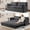 Grey, variant on Ywen 74" King Pull Out Sofa Bed -Convertible Sleeper Sofa Bed, Corduroy Pull Out Couch with USB Charging,Side Pockets for Living Room,Bedroom